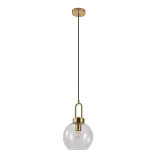Szklana lampa wisząca transparent de forme de boule avec douille House Nordic Luton